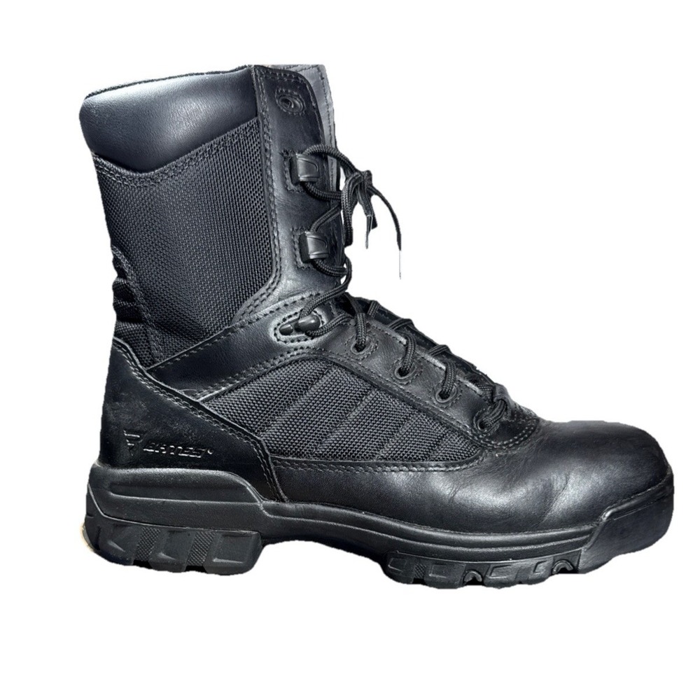 Bates Women's 8" TACTICAL SPORT SIDE ZIP BOOT Size 9.5 Black With Box